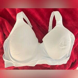 Breezies Wirefree Bra size 42 DDD in pale blue.